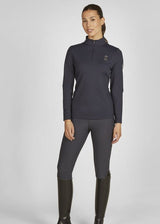 ESKADRON JEŹDZIECKA KOSZULKA TRENINGOWA HALF - ZIP DAMSKA HERITAGE - Eskadron Equishop