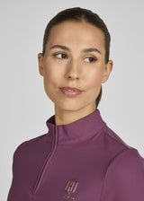 ESKADRON JEŹDZIECKA KOSZULKA TRENINGOWA HALF - ZIP DAMSKA HERITAGE - Eskadron Equishop