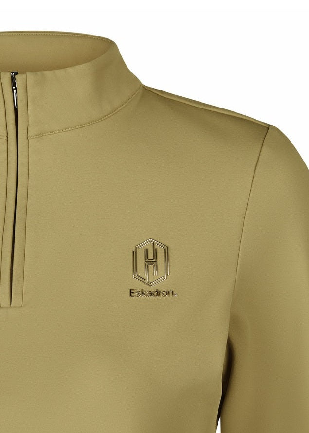 ESKADRON JEŹDZIECKA KOSZULKA TRENINGOWA HALF - ZIP DAMSKA HERITAGE - Eskadron Equishop