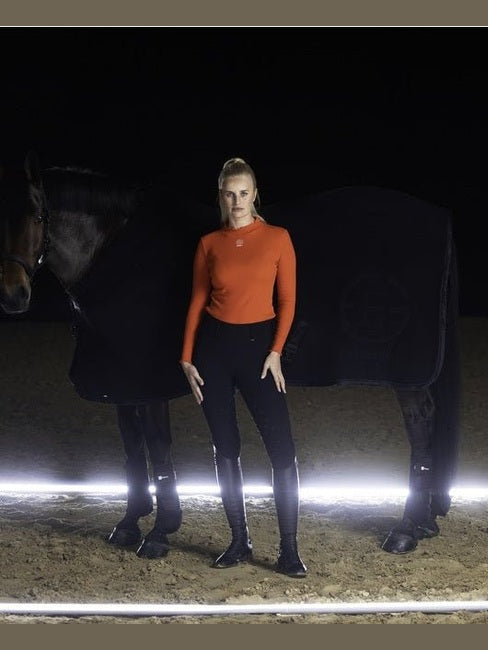 ESKADRON KOSZULKA JEŹDZIECKA Z GOLFEM DAMSKA DYNAMIC - Eskadron Equishop