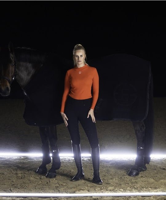 ESKADRON KOSZULKA JEŹDZIECKA Z GOLFEM DAMSKA DYNAMIC - Eskadron Equishop