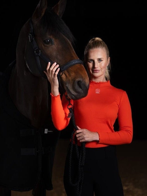ESKADRON KOSZULKA JEŹDZIECKA Z GOLFEM DAMSKA DYNAMIC - Eskadron Equishop