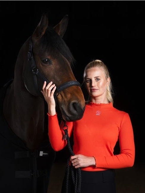 ESKADRON KOSZULKA JEŹDZIECKA Z GOLFEM DAMSKA DYNAMIC - Eskadron Equishop
