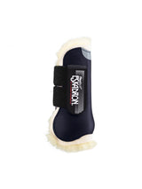 ESKADRON OCHRANIACZE DLA KONIA FLEXISOFT ZE SKÓRĄ OWCZĄ PRZÓD - Eskadron Equishop