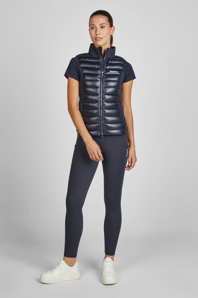 ESKADRON QUILT - WAISTCOAT HYBRYDOWA KAMIZELKA JEŹDZIECKA GRANATOWA THE CORE - Eskadron Equishop