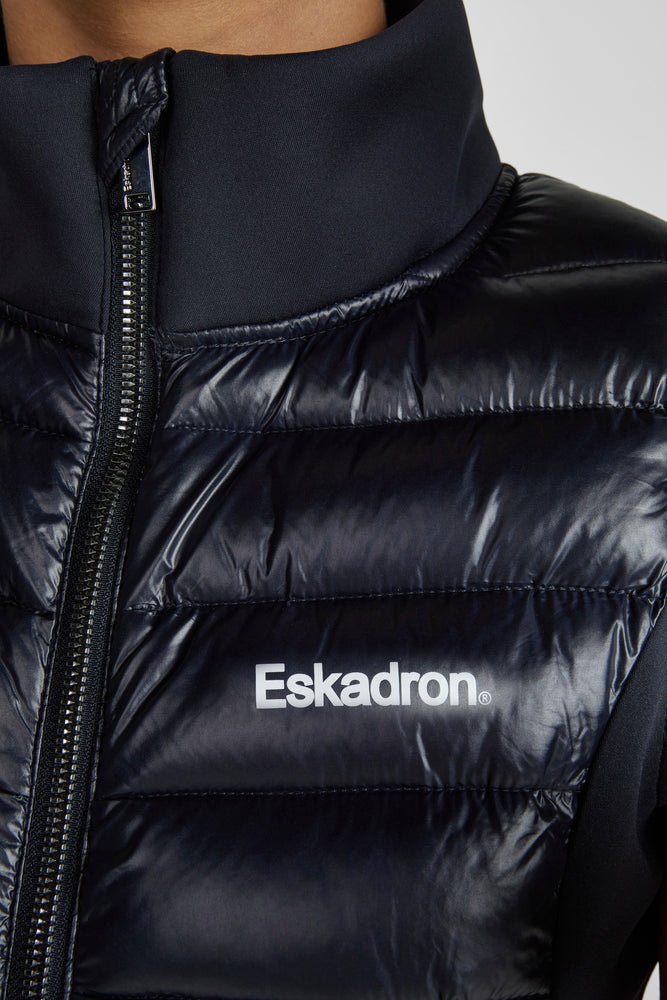 ESKADRON QUILT - WAISTCOAT HYBRYDOWA KAMIZELKA JEŹDZIECKA GRANATOWA THE CORE - Eskadron Equishop