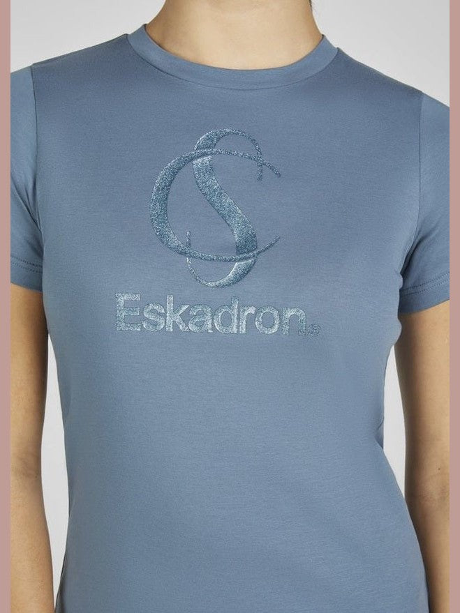 ESKADRON T - SHIRT JEŹDZIECKI Z BROKATOWYM LOGO CLASSIC SPORTS - Eskadron Equishop