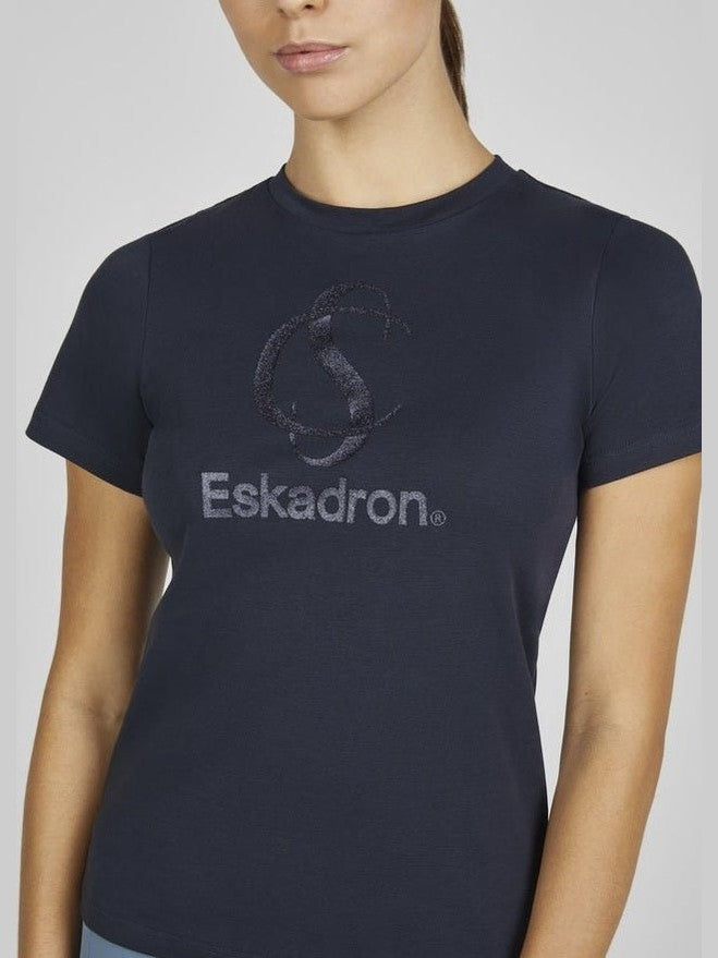 ESKADRON T - SHIRT JEŹDZIECKI Z BROKATOWYM LOGO CLASSIC SPORTS - Eskadron Equishop