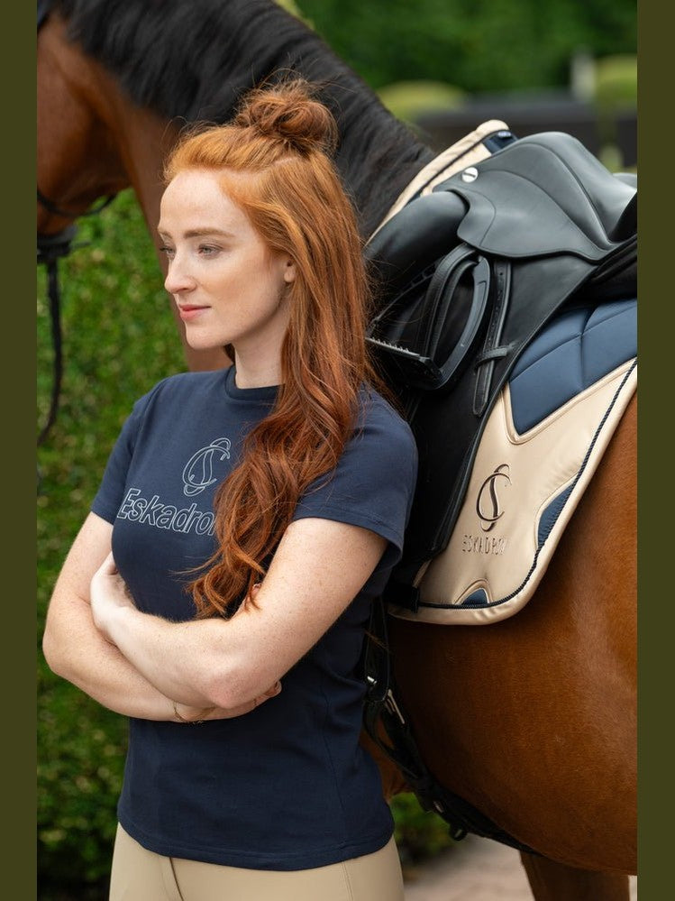 ESKADRON T - SHIRT JEŹDZIECKI Z LOGO CLASSIC SPORTS - Eskadron Equishop