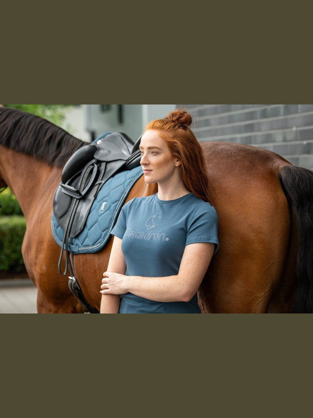ESKADRON T - SHIRT JEŹDZIECKI Z LOGO CLASSIC SPORTS - Eskadron Equishop