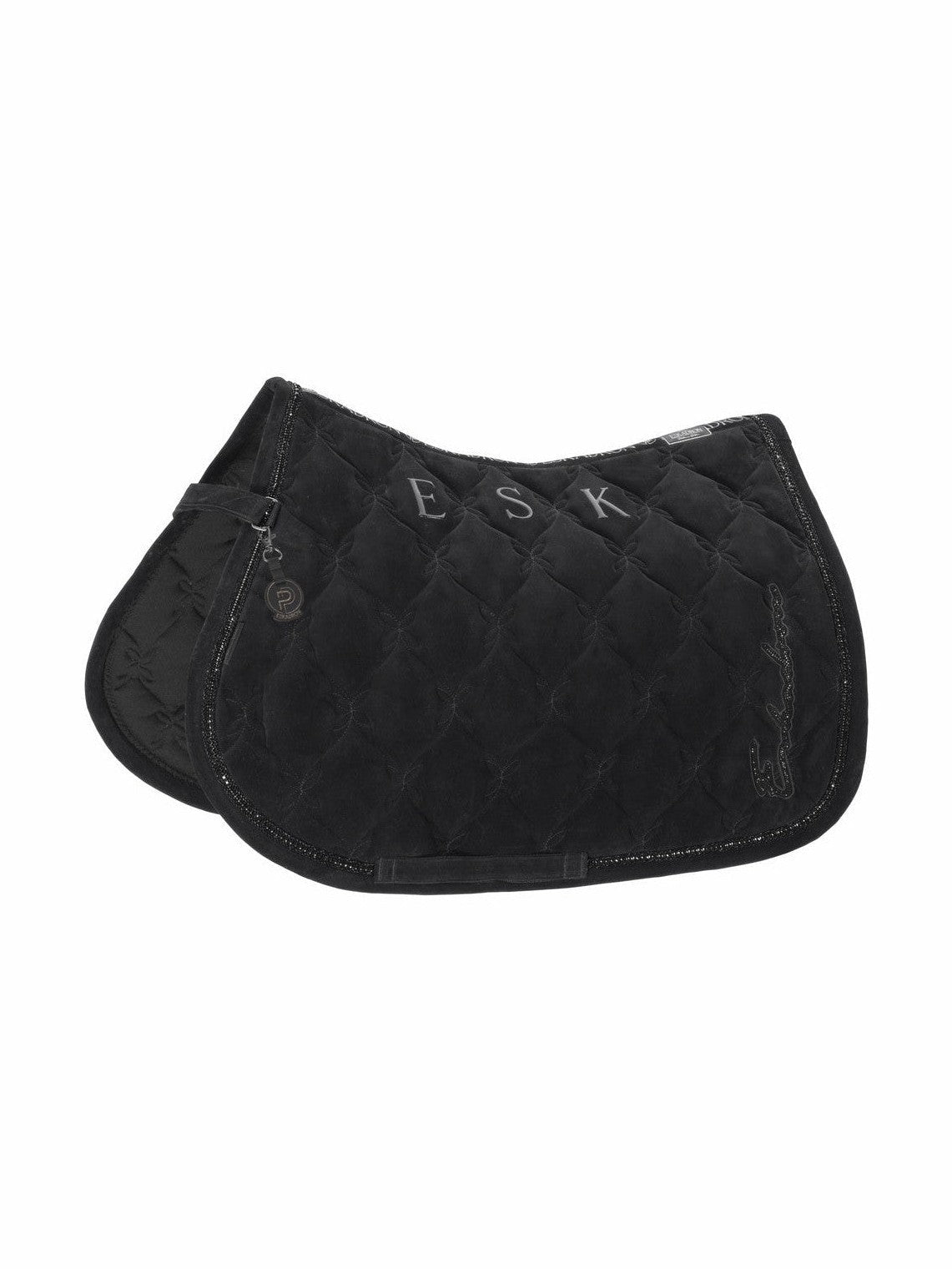 ESKADRON VELOURS CRYSTAL CZAPRAK JEŹDZIECKI PLATINUM - Eskadron Equishop