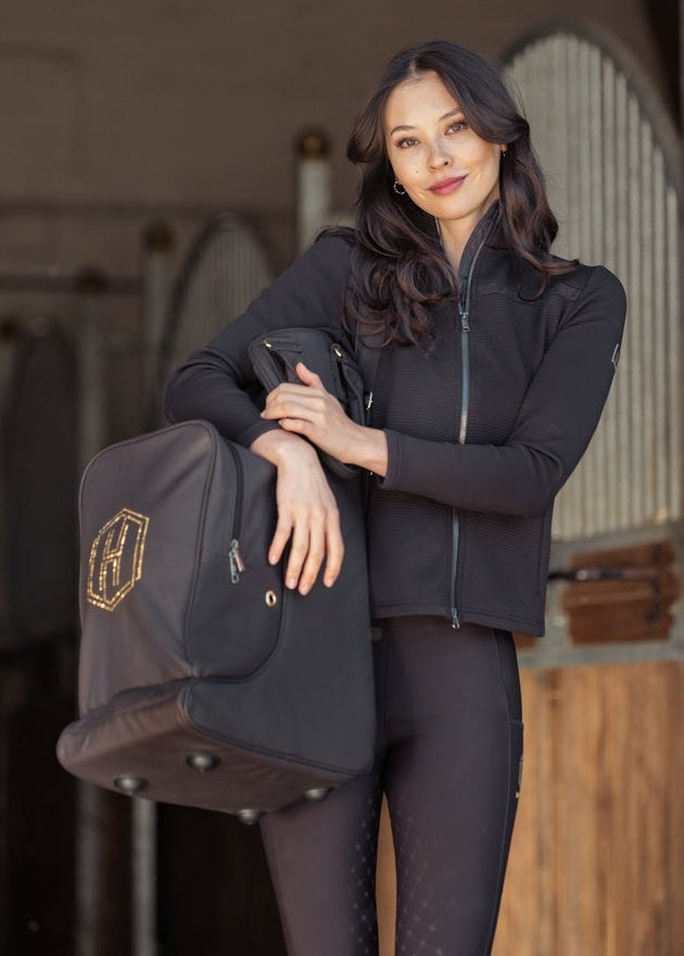 ESKADRON FAUX LEATHER TORBA NA OFICERKI I KASK JEŹDZIECKI HERITAGE