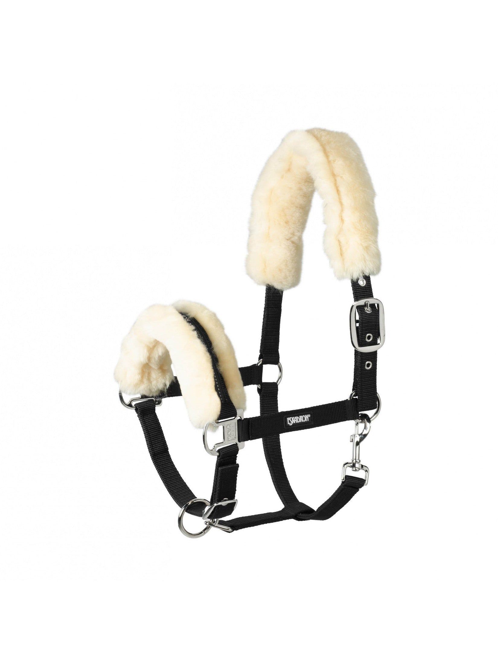 ESKADRON KANTAR ZE SKÓRĄ OWCZĄ NA KLAMRĘ