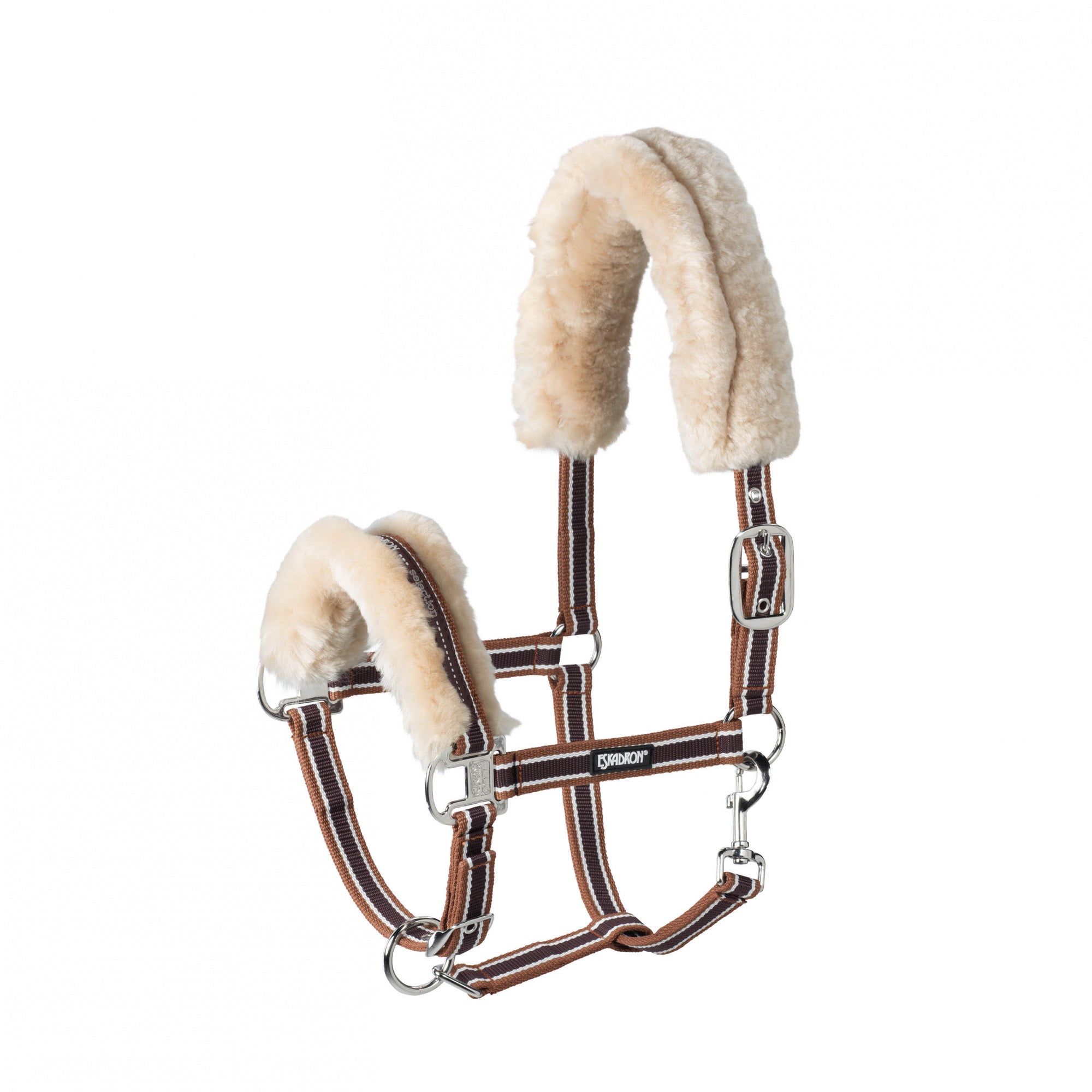 ESKADRON KANTAR ZE SKÓRĄ OWCZĄ NA KLAMRĘ