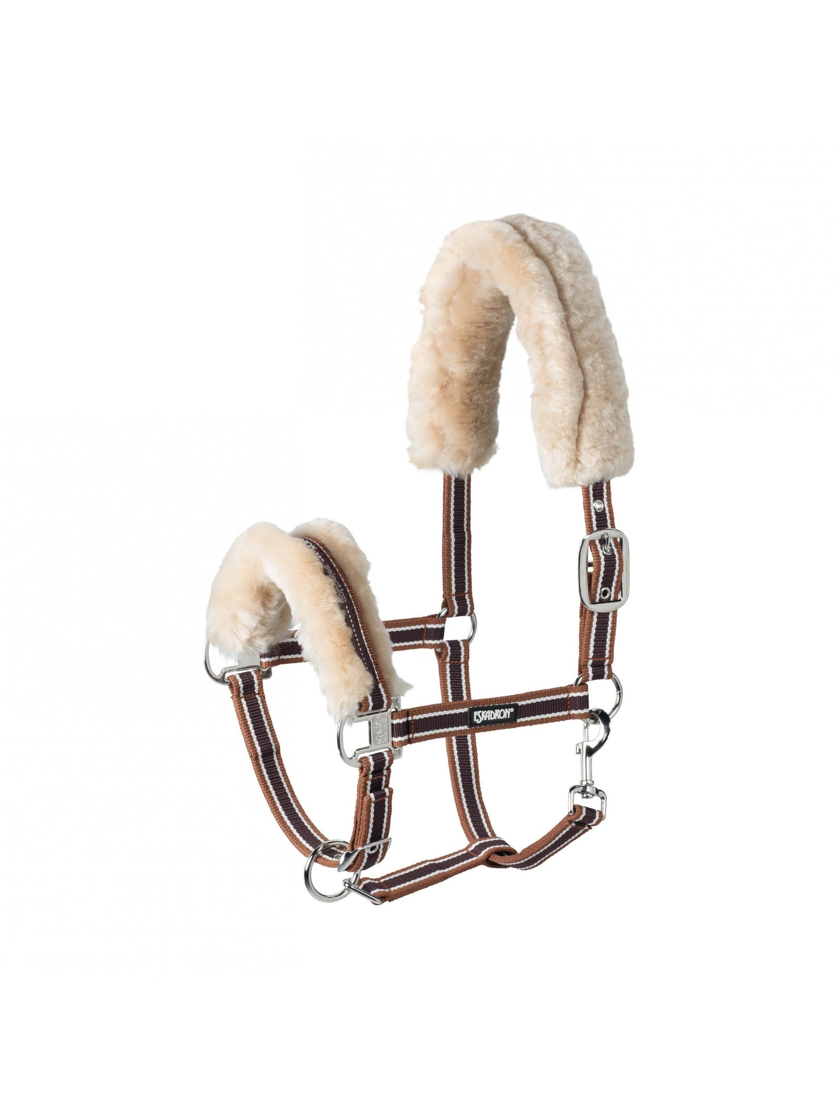 ESKADRON KANTAR ZE SKÓRĄ OWCZĄ NA KLAMRĘ