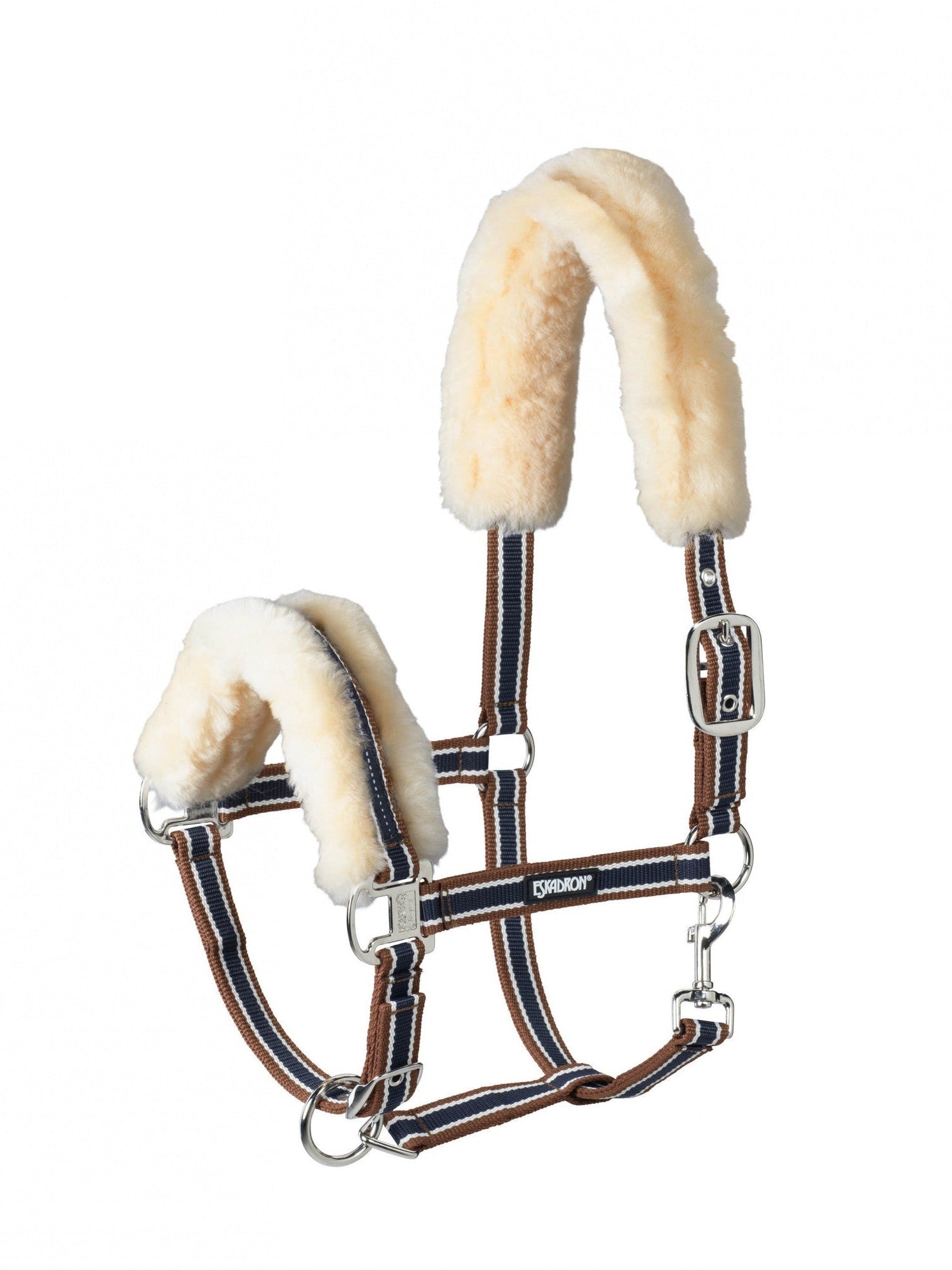 ESKADRON KANTAR ZE SKÓRĄ OWCZĄ NA KLAMRĘ