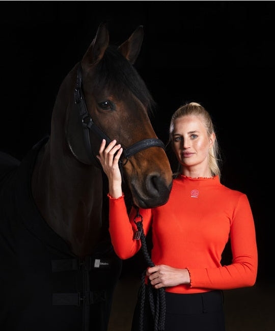 ESKADRON KOSZULKA JEŹDZIECKA Z GOLFEM DAMSKA DYNAMIC