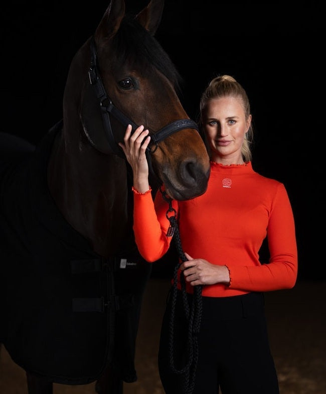 ESKADRON KOSZULKA JEŹDZIECKA Z GOLFEM DAMSKA DYNAMIC