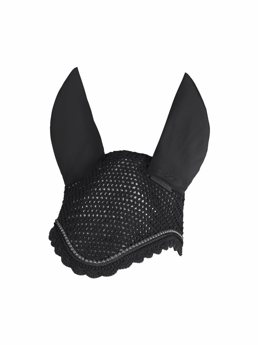 ESKADRON PEARLS FLY HOOD FOR HORSE PLATINUM