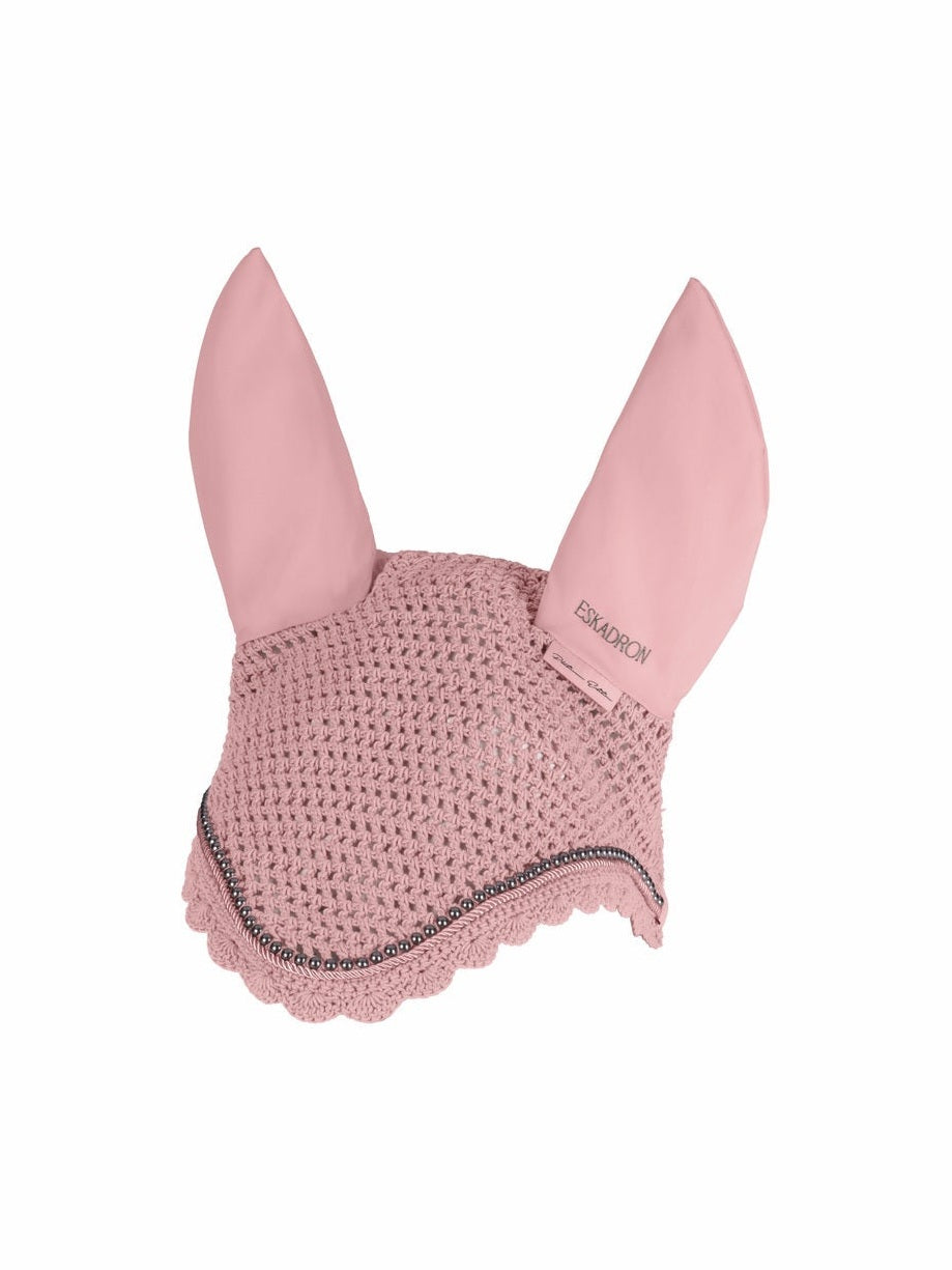 ESKADRON PEARLS FLY HOOD FOR HORSE PLATINUM