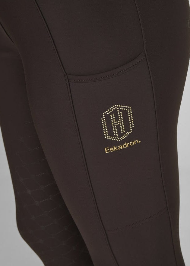 ESKADRON PRO FULL GRIP LEGGINSY JEŹDZIECKIE Z PEŁNYM LEJEM DAMSKIE HERITAGE