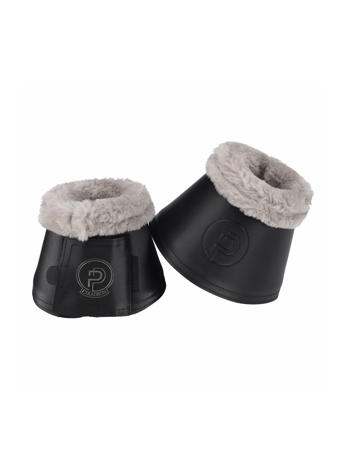 ESKADRON SOFTSLATE FAUX FUR BELL BOOTS PLATINUM