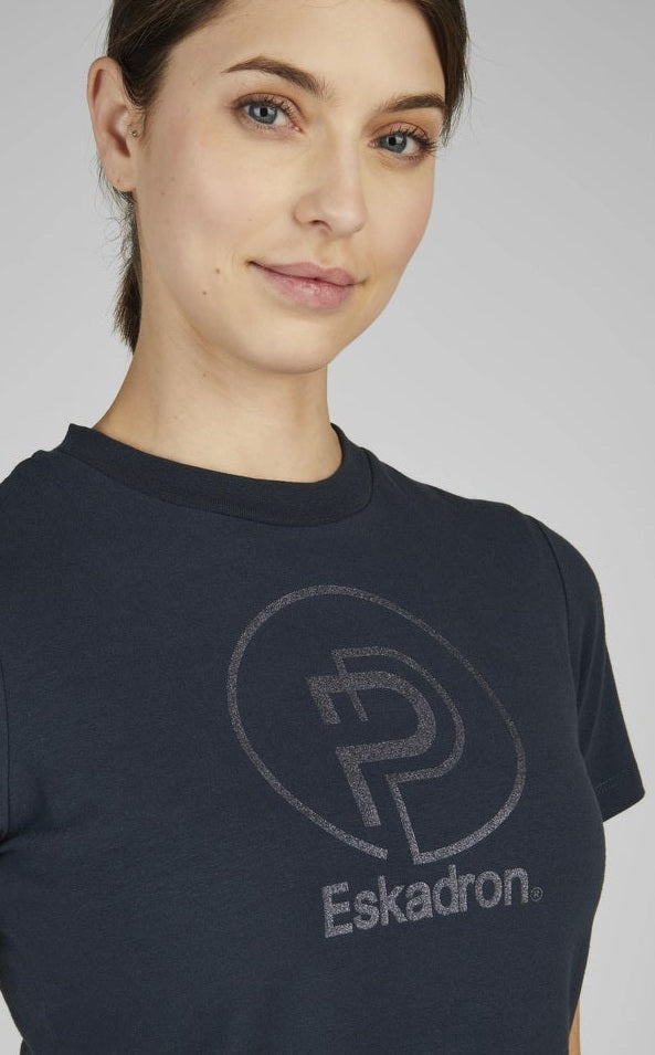 ESKADRON T-SHIRT JEŹDZIECKI DAMSKI PLATINUM