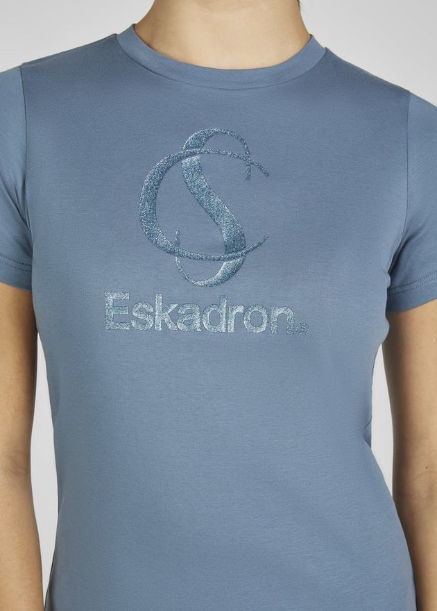 ESKADRON T-SHIRT JEŹDZIECKI Z BROKATOWYM LOGO CLASSIC SPORTS