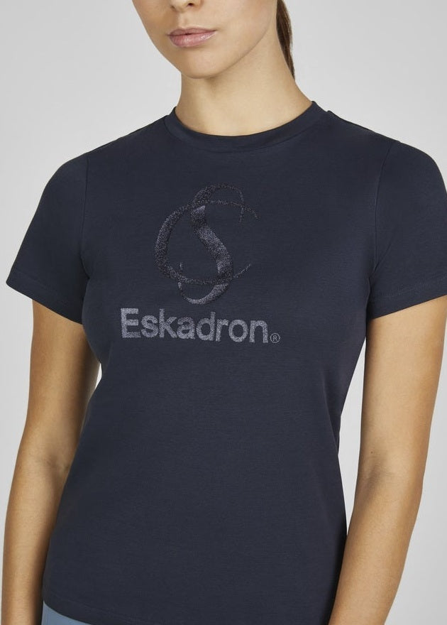 ESKADRON T-SHIRT JEŹDZIECKI Z BROKATOWYM LOGO CLASSIC SPORTS