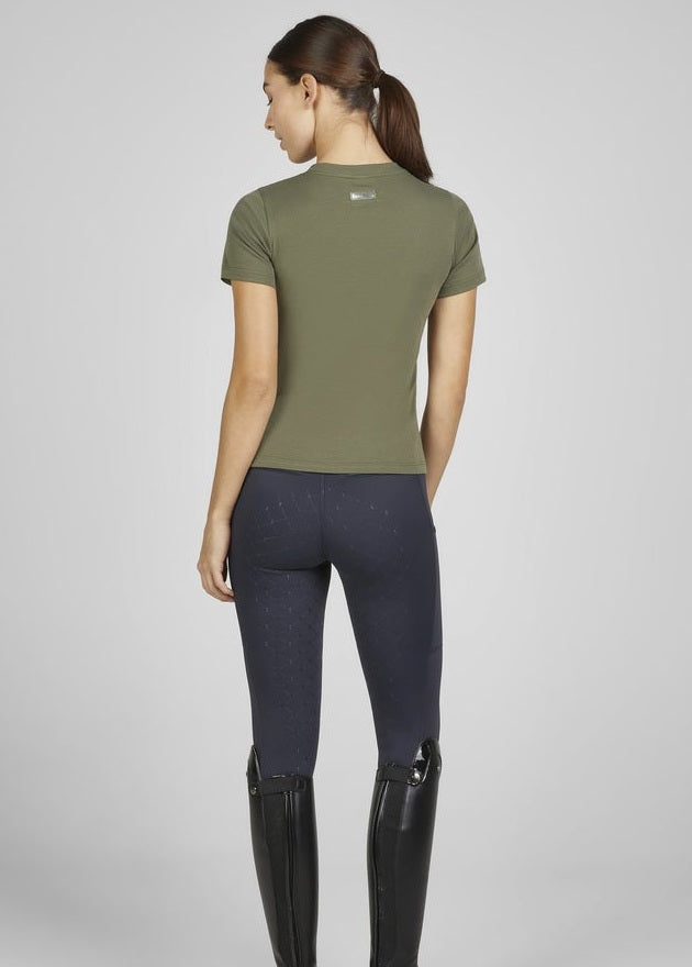 ESKADRON T-SHIRT JEŹDZIECKI Z BROKATOWYM LOGO CLASSIC SPORTS