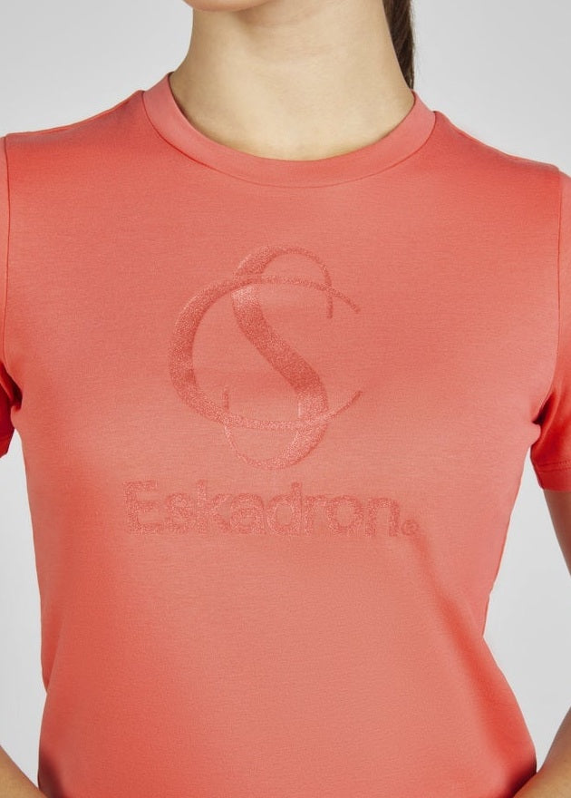 ESKADRON T-SHIRT JEŹDZIECKI Z BROKATOWYM LOGO CLASSIC SPORTS