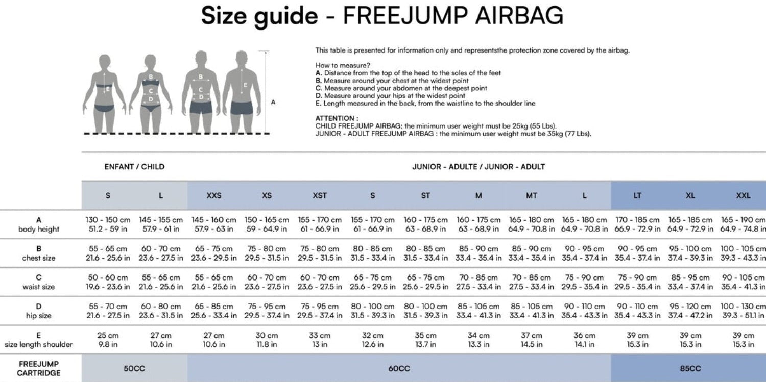 FREEJUMP AIRBAG CRYSTAL WYBUCHOWA KAMIZELKA OCHRONNA DLA JEŹDŹCA REGULAR FIT