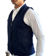 FREEJUMP AIRBAG WYBUCHOWA KAMIZELKA OCHRONNA DLA JEŹDŹCA REGULAR FIT GRANATOWA - Freejump Equishop