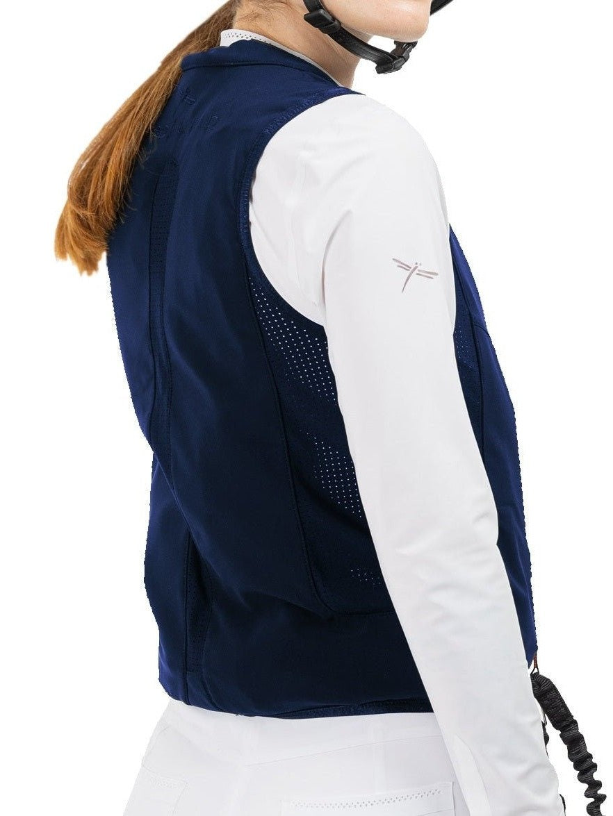 FREEJUMP AIRBAG WYBUCHOWA KAMIZELKA OCHRONNA DLA JEŹDŹCA REGULAR FIT GRANATOWA - Freejump Equishop