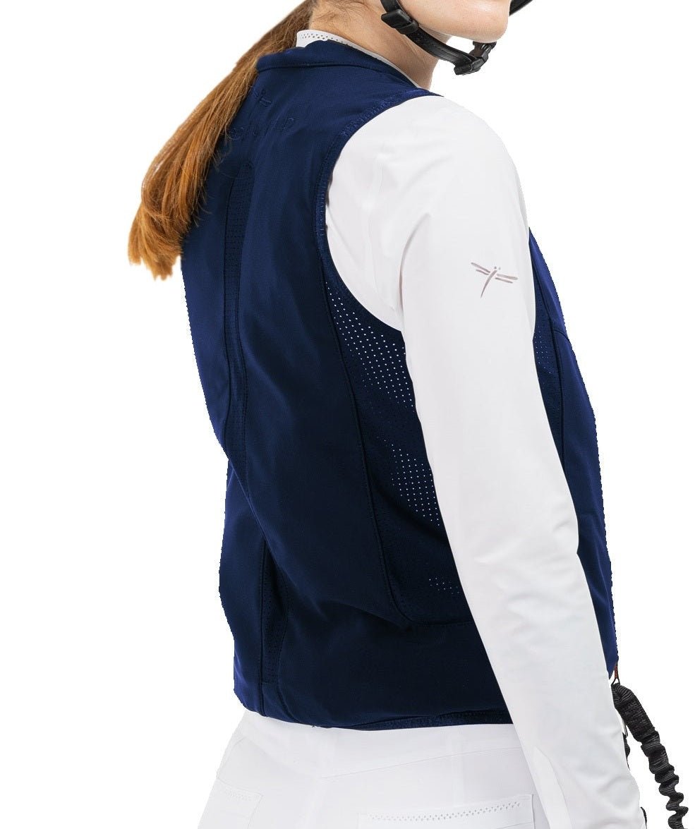 FREEJUMP AIRBAG WYBUCHOWA KAMIZELKA OCHRONNA DLA JEŹDŹCA REGULAR FIT GRANATOWA - Freejump Equishop