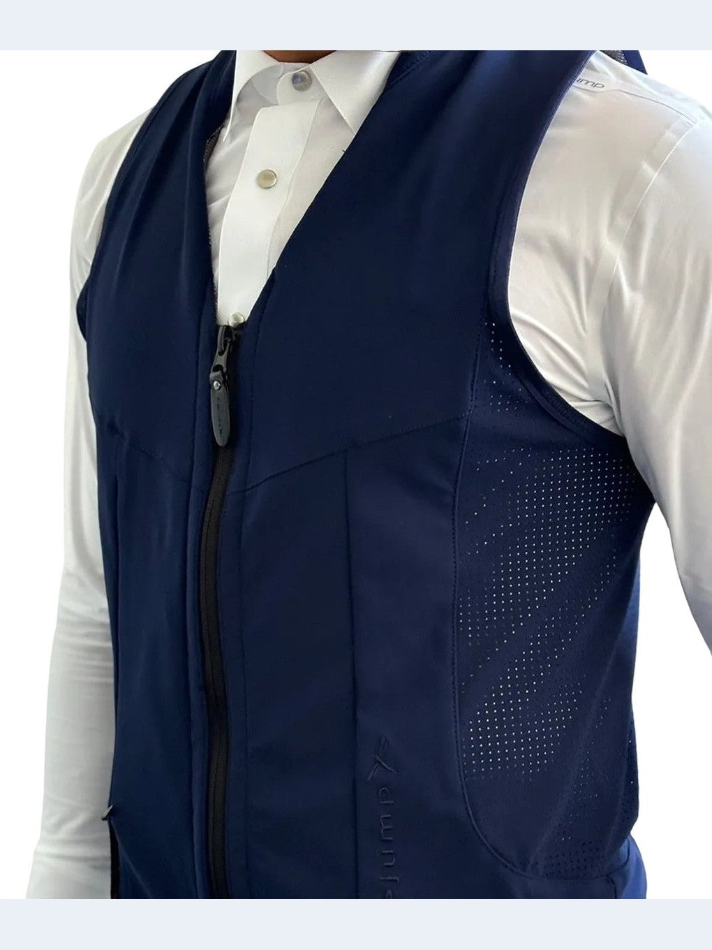 FREEJUMP AIRBAG WYBUCHOWA KAMIZELKA OCHRONNA DLA JEŹDŹCA REGULAR FIT GRANATOWA - Freejump Equishop