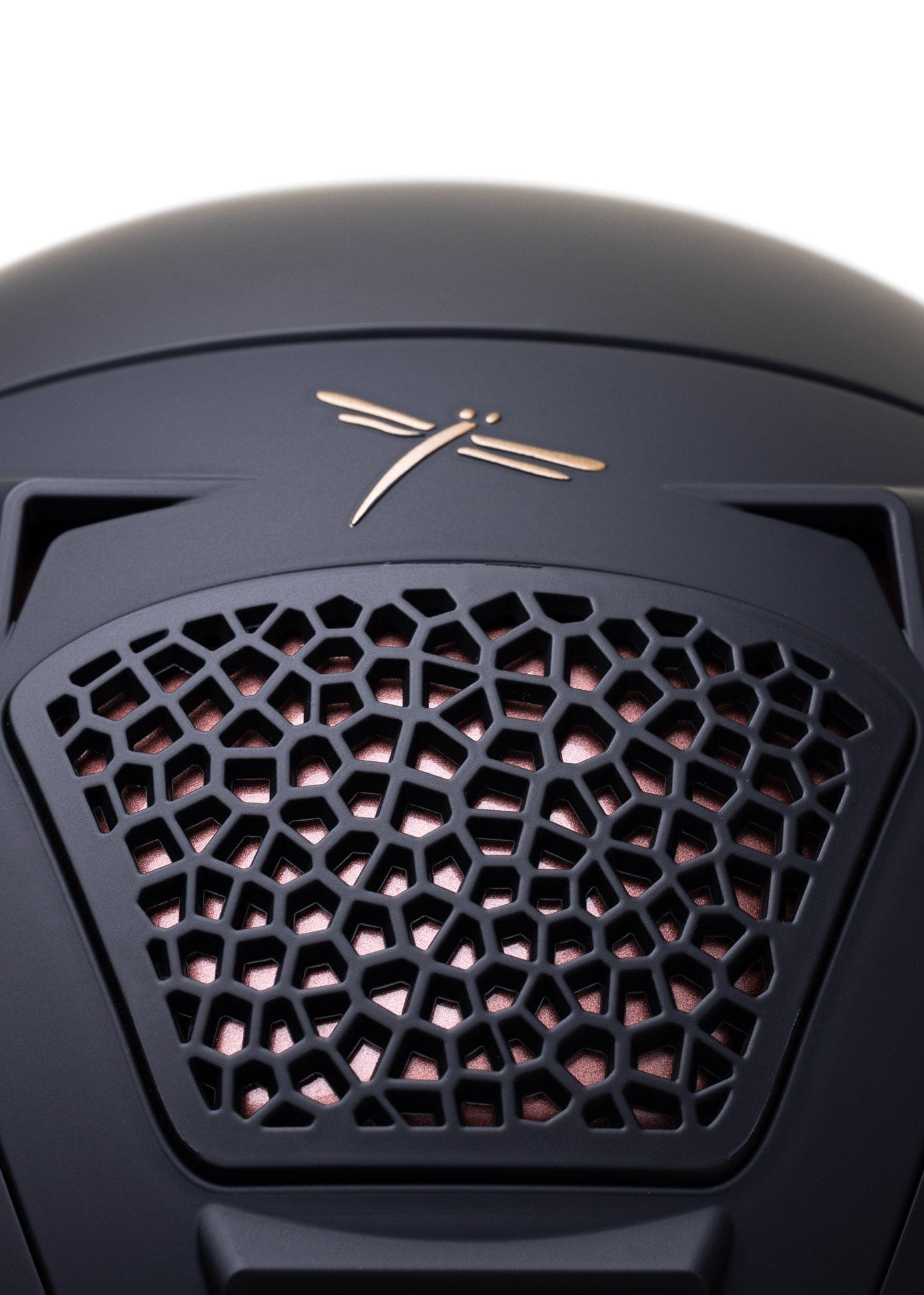 FREEJUMP VORONOI KASK JEŹDZIECKI MATTE Z SZEROKIM DASZKIEM ROSE GOLD - Freejump Equishop