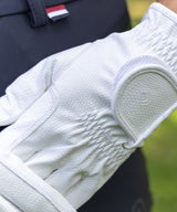 GOOD EQUUS RĘKAWICZKI DO JAZDY KONNEJ PERFORMANCE PRO UNISEX BIAŁE - GOOD EQUUS Equishop