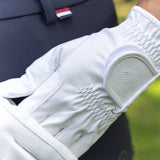 GOOD EQUUS RĘKAWICZKI DO JAZDY KONNEJ PERFORMANCE PRO UNISEX BIAŁE