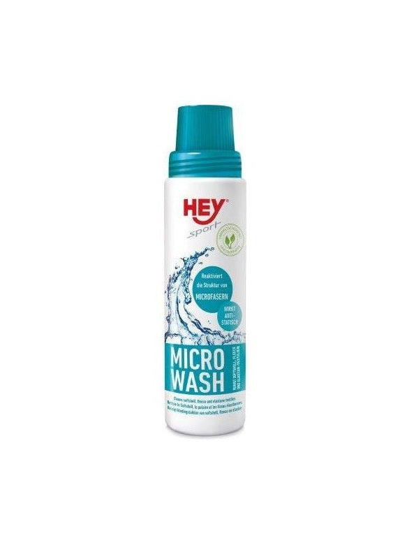 HEY SPORT MICRO WASH ANTYSTATYCZNY ŚRODEK DO PRANIA JEŹDZIECKICH TKANIN TECHNICZNYCH 250 ML - Hey Sport Equishop