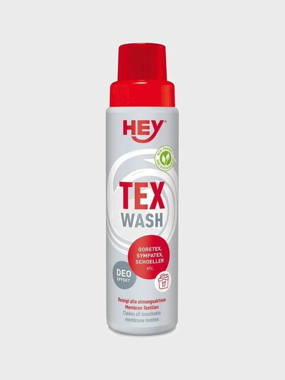 HEY SPORT TEX WASH ŚRODEK DO PRANIA JEŹDZIECKICH TKANIN TECHNICZNYCH 250 ML - Hey Sport Equishop