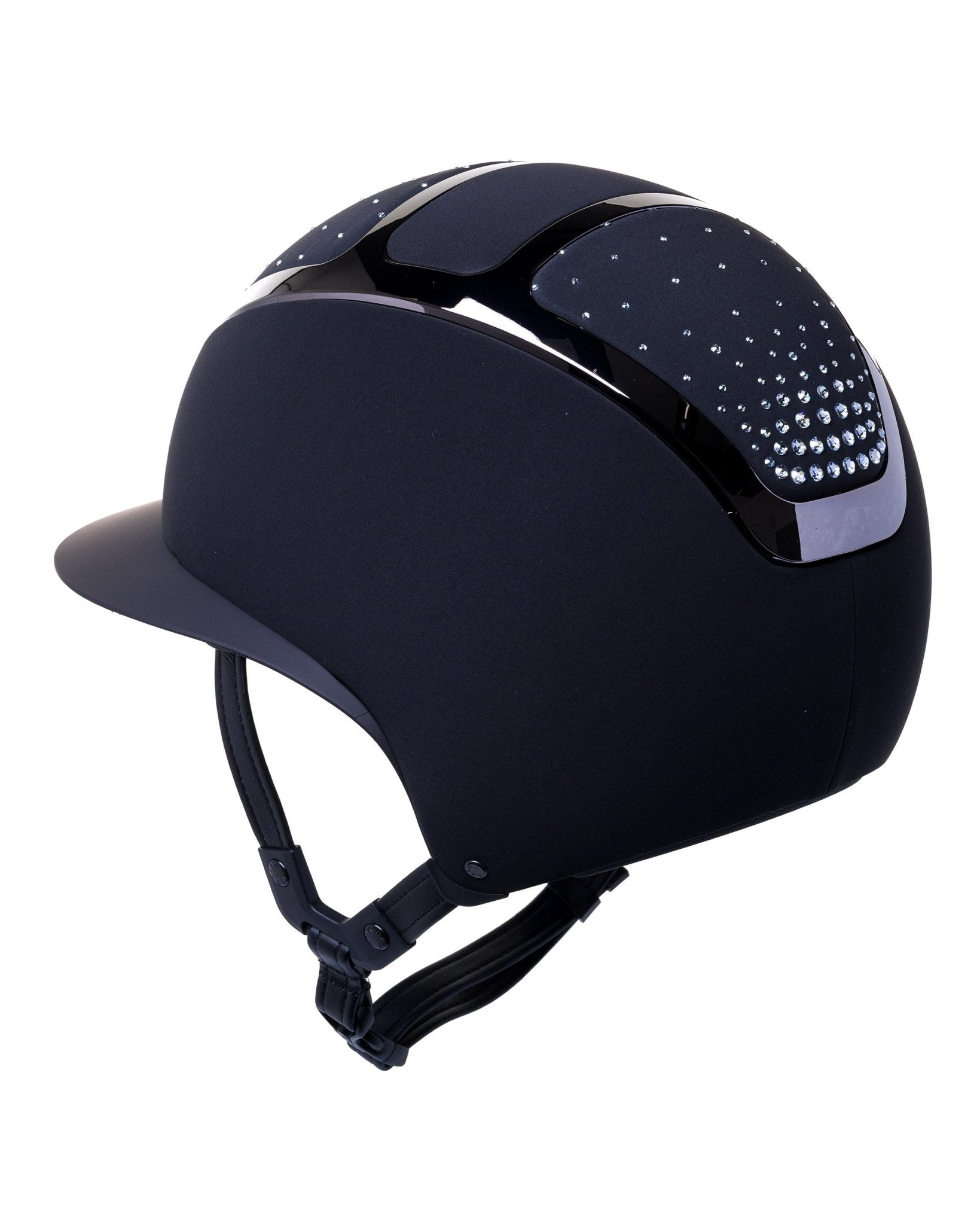 KASK STAR LADY CHROME KASK JEŹDZIECKI ANIMA SWARO PASSAGE CRYSTAL CZARNY - KASK Equishop