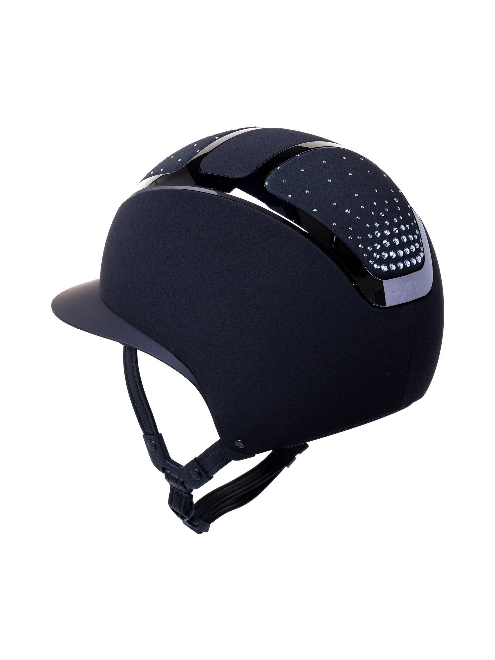 KASK STAR LADY CHROME KASK JEŹDZIECKI ANIMA SWARO PASSAGE CRYSTAL CZARNY - KASK Equishop