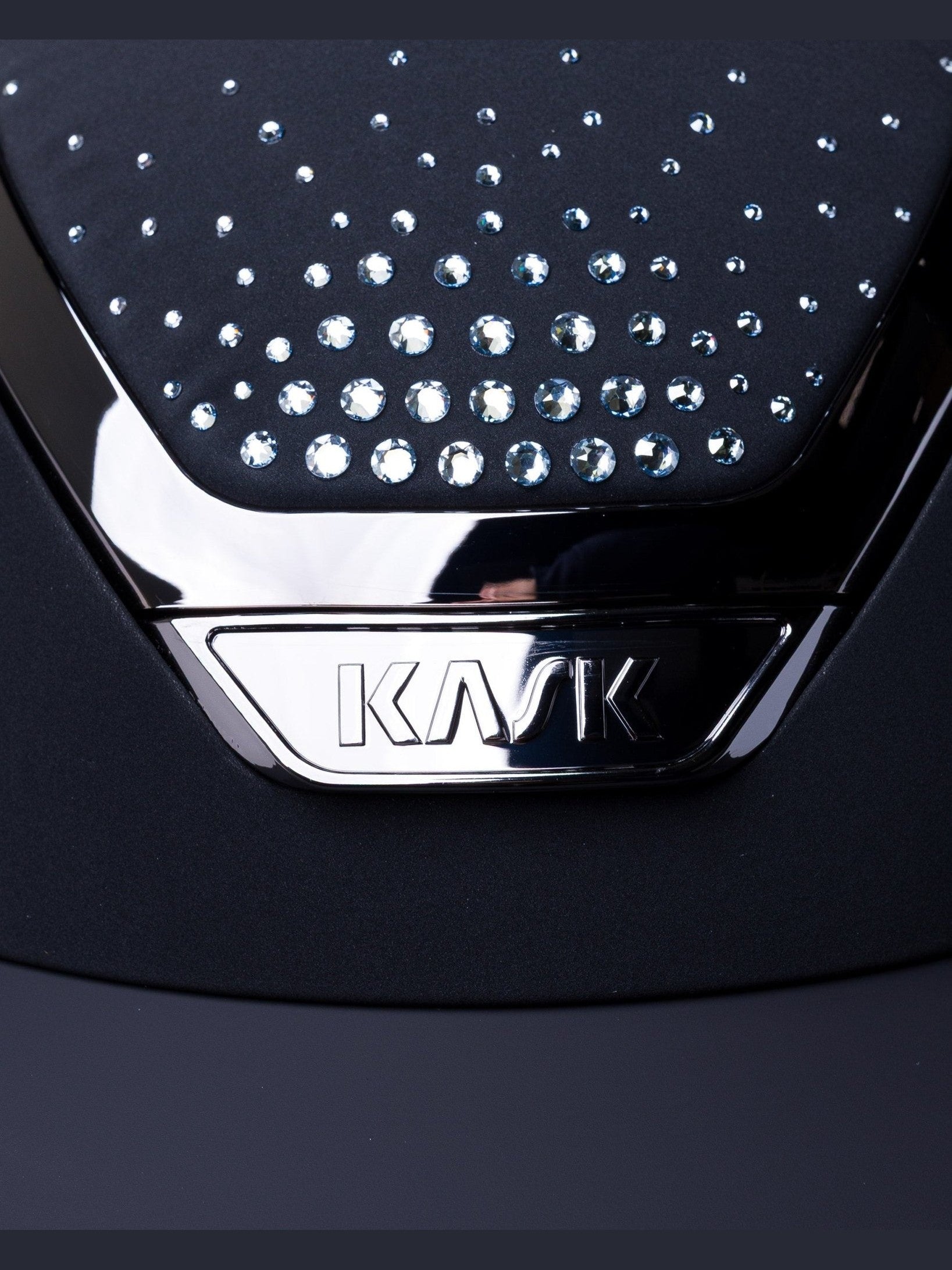 KASK STAR LADY CHROME KASK JEŹDZIECKI ANIMA SWARO PASSAGE CRYSTAL CZARNY - KASK Equishop