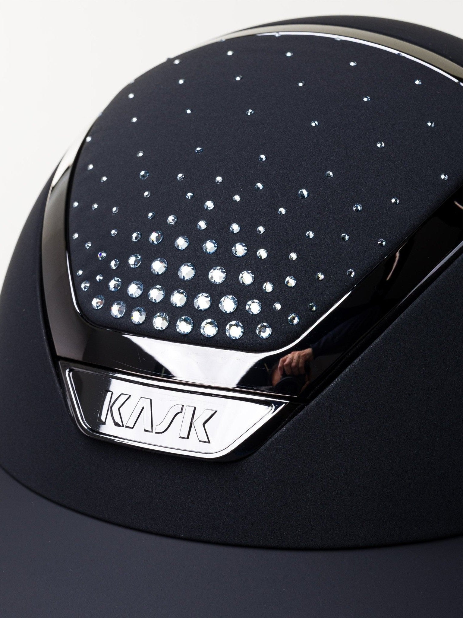 KASK STAR LADY CHROME KASK JEŹDZIECKI ANIMA SWARO PASSAGE CRYSTAL CZARNY - KASK Equishop