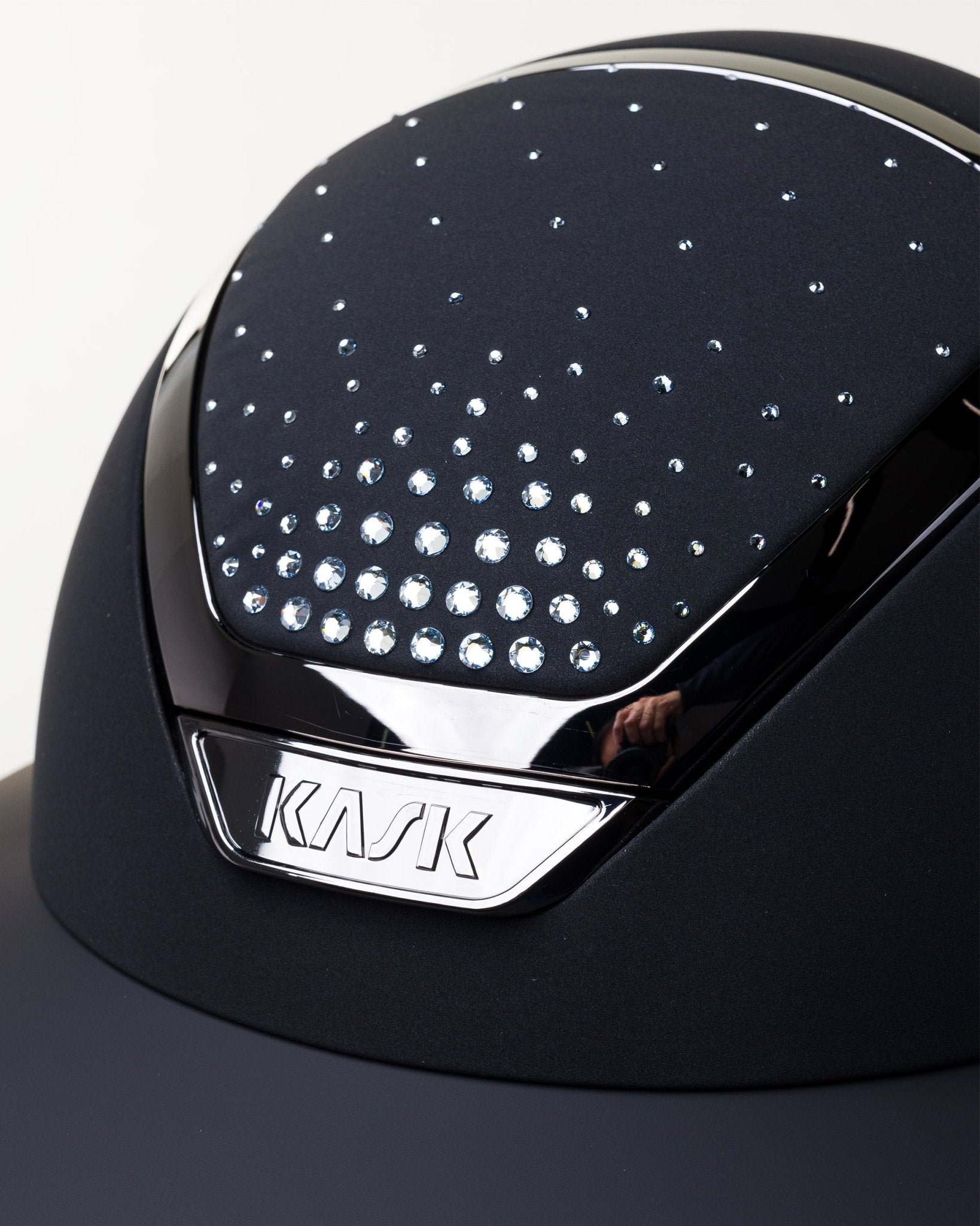 KASK STAR LADY CHROME KASK JEŹDZIECKI ANIMA SWARO PASSAGE CRYSTAL CZARNY - KASK Equishop