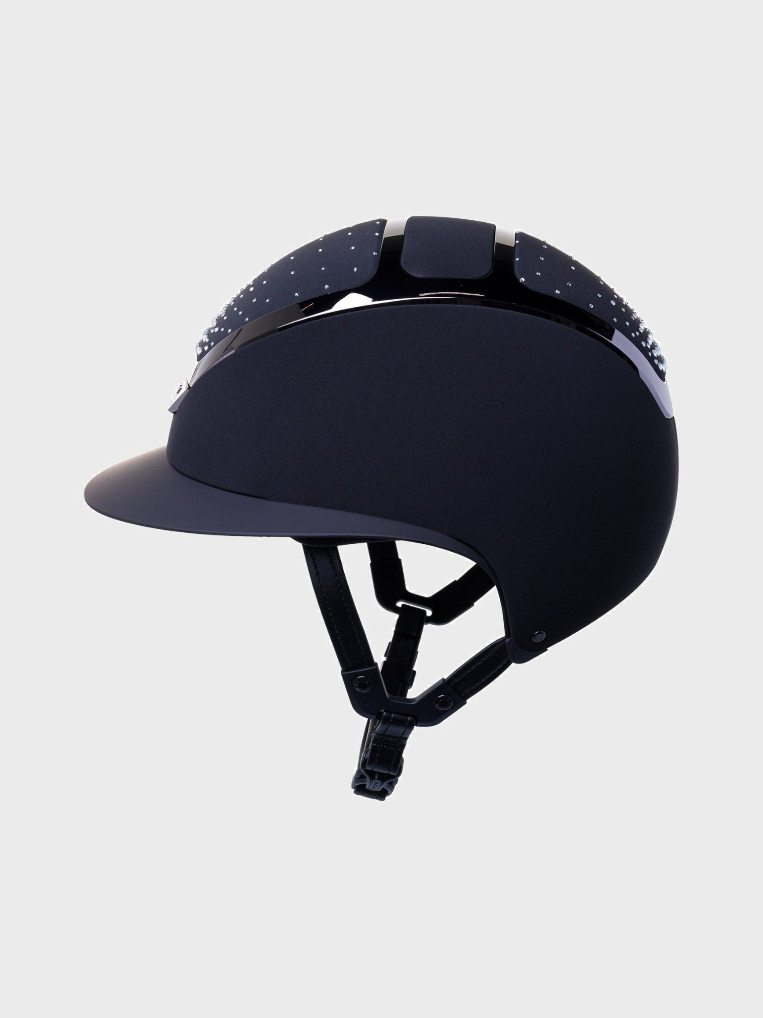 KASK STAR LADY CHROME KASK JEŹDZIECKI ANIMA SWARO PASSAGE CRYSTAL CZARNY - KASK Equishop