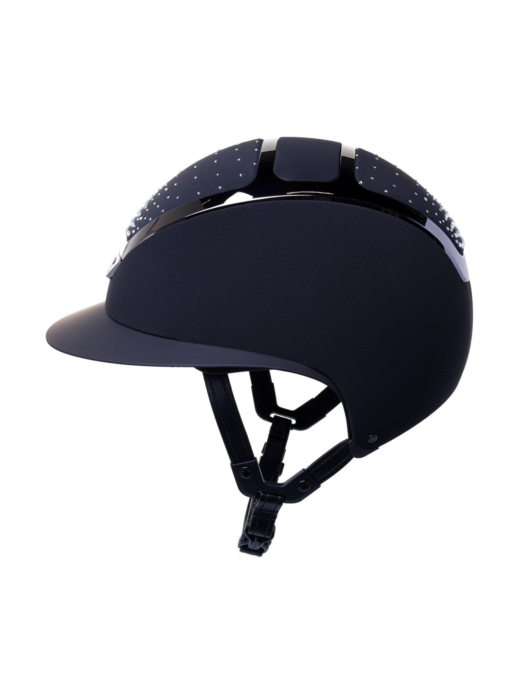 KASK STAR LADY CHROME KASK JEŹDZIECKI ANIMA SWARO PASSAGE CRYSTAL CZARNY - KASK Equishop