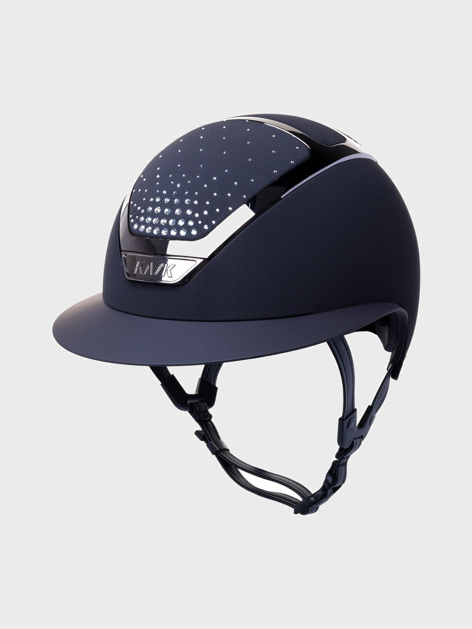 KASK STAR LADY CHROME KASK JEŹDZIECKI ANIMA SWARO PASSAGE CRYSTAL CZARNY - KASK Equishop