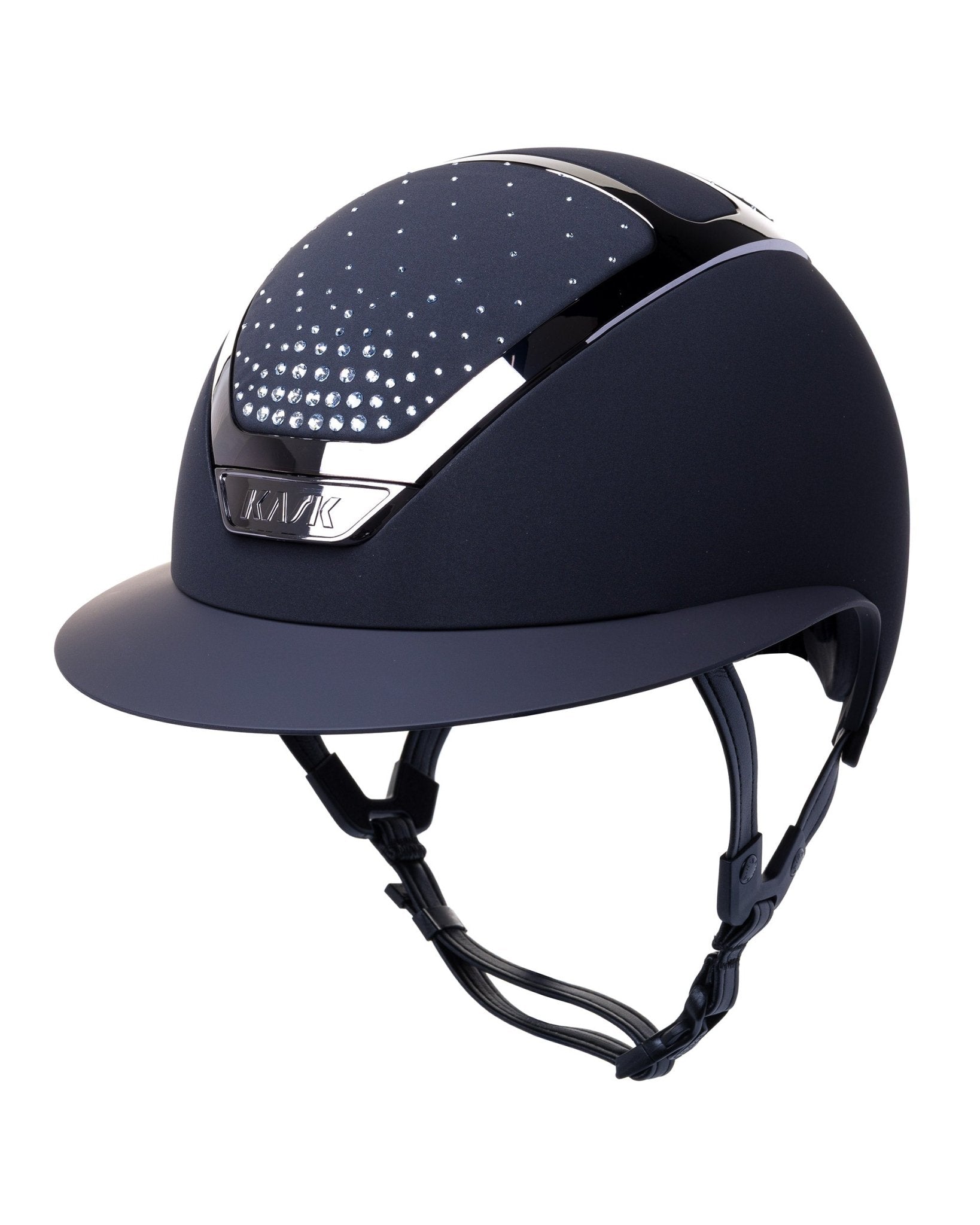 KASK STAR LADY CHROME KASK JEŹDZIECKI ANIMA SWARO PASSAGE CRYSTAL CZARNY - KASK Equishop